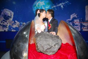 Wedding in Jilin Meteorite Museum